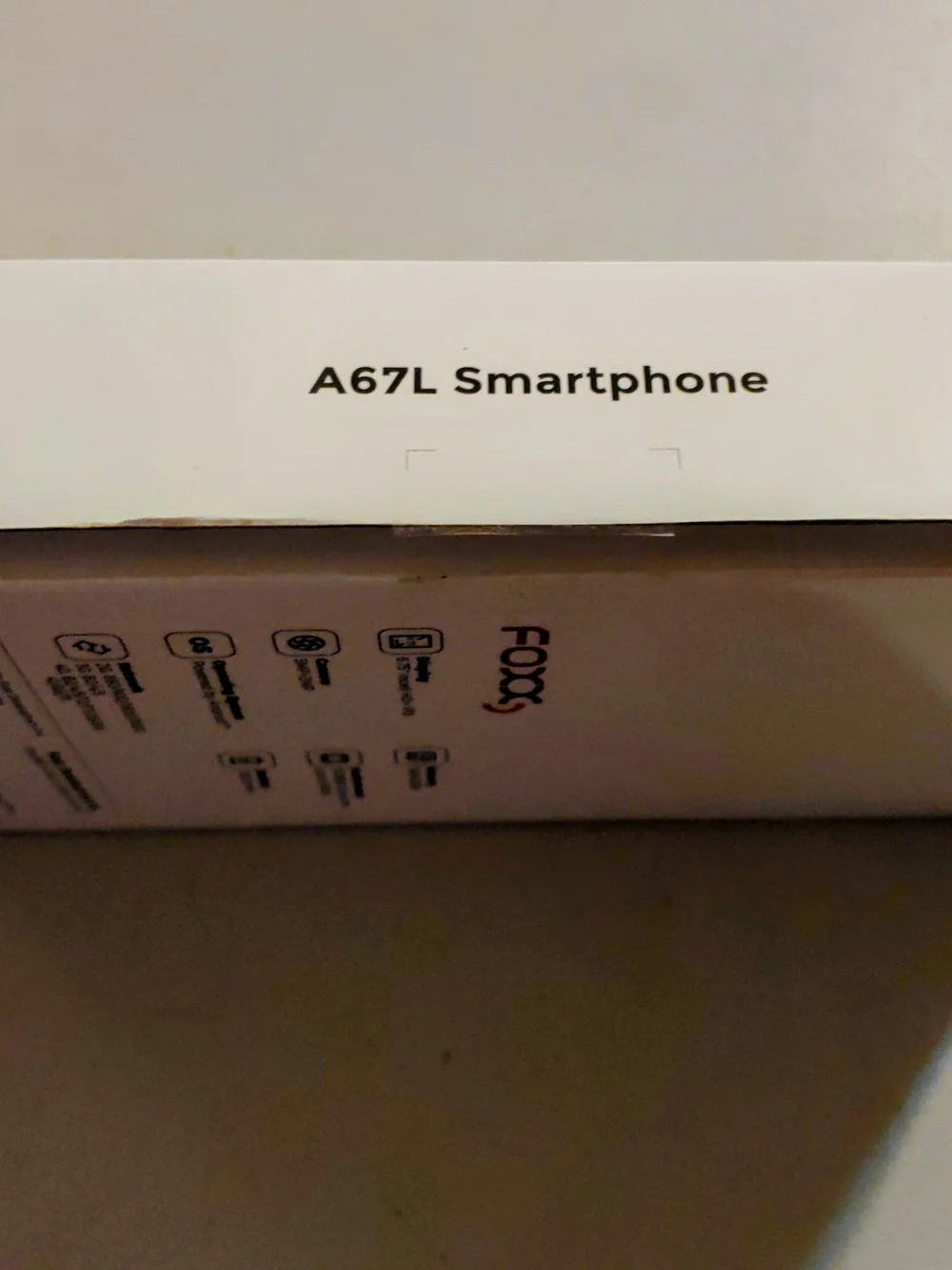 New Fox A67L Smartphone with Blue Display